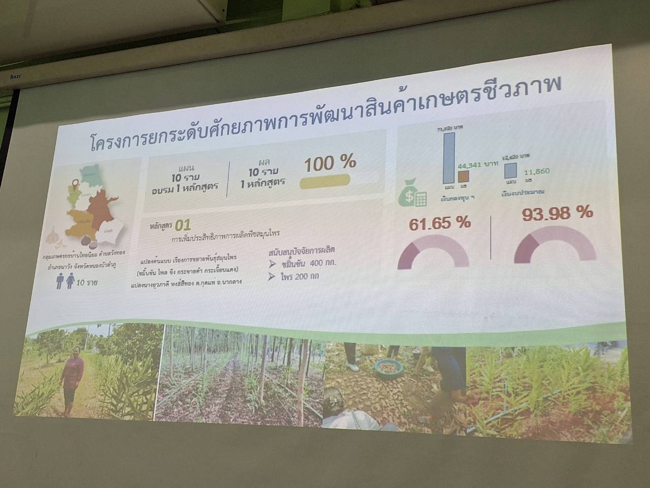 title - ผู้ตรวจราชการ ส.ป.ก. ลงพื้นที่จังหวัดหนองบัวลำภู ประชุมติดตามความก้าวหน้าผลการดำเนินงาน พร้อมตรวจเยี่ยมให้กำลังใจเกษตรกรแปลงใหญ่พืชผักและสมุนไพร 